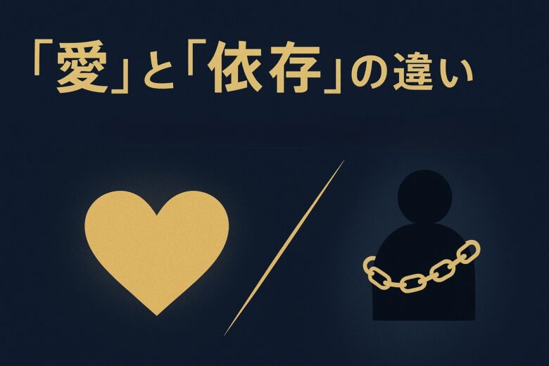 愛と依存の違いを解説する記事のアイキャッチ